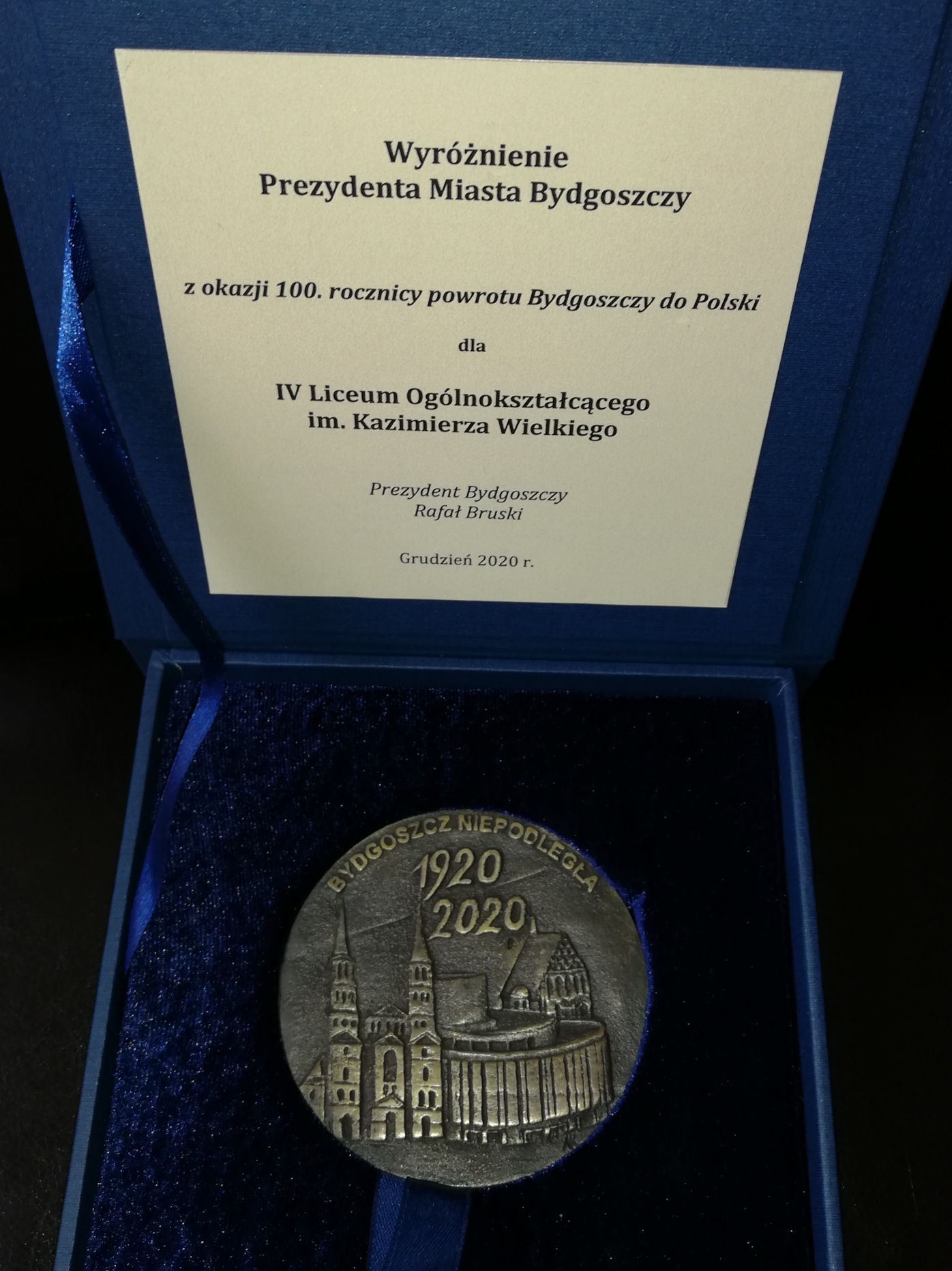 Medal Prezydenta Miasta Bydgoszczy